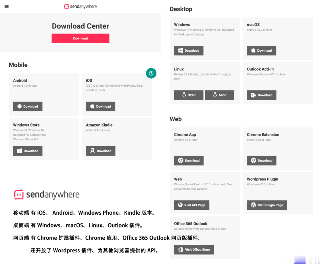 SendAnywhere—免费全平台的文件分享利器