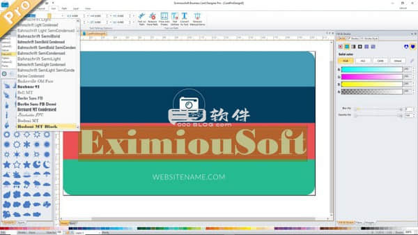 图片[1]-EximiousSoft Business Card Designer 5.10-创意无限名片设计神器，打造专业级商务名片