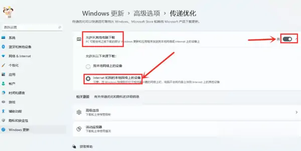 Windows11传递优化怎么开启用什么办法？-三零软件
